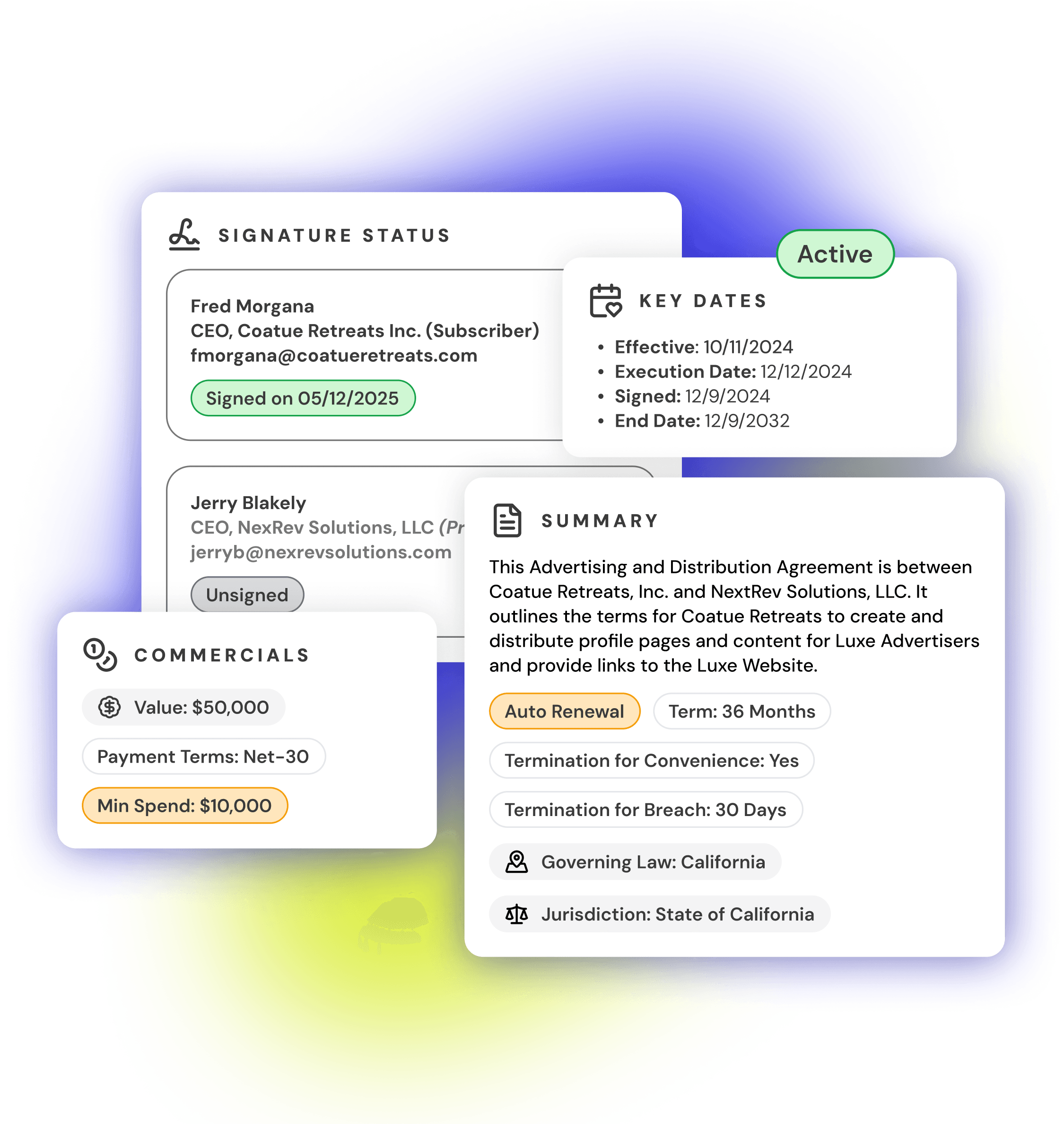 Contract intelligence preview
